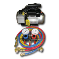 FJC Inc FJC- Inc. FJCKIT6 Vacuum Pump And Manifold Gauge Sett