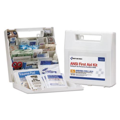 First Aid Only 90639 ANSI Class A Plus First Aid Kit for 50 People, 183 Pieces