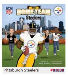 THE MOUNTAIN VALLEY SPRING WATER Master Pieces 81838 Pittsburgh Steelers Home Team Childrens Book