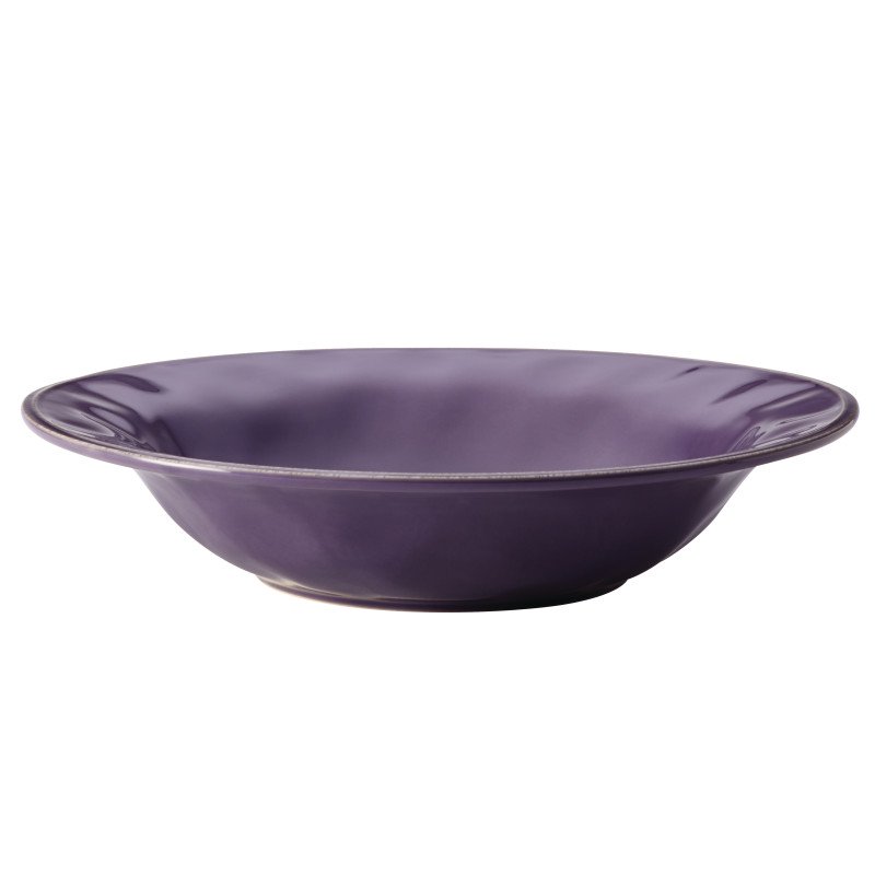 Rachael Ray 47929 10 in. Cucina Dinnerware Ceramic Round Serving Bowl&#44; Lavender
