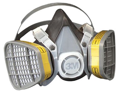 3M OH&amp;ESD 142-5303 21579 Half Mask Respirator Large F-Organic V