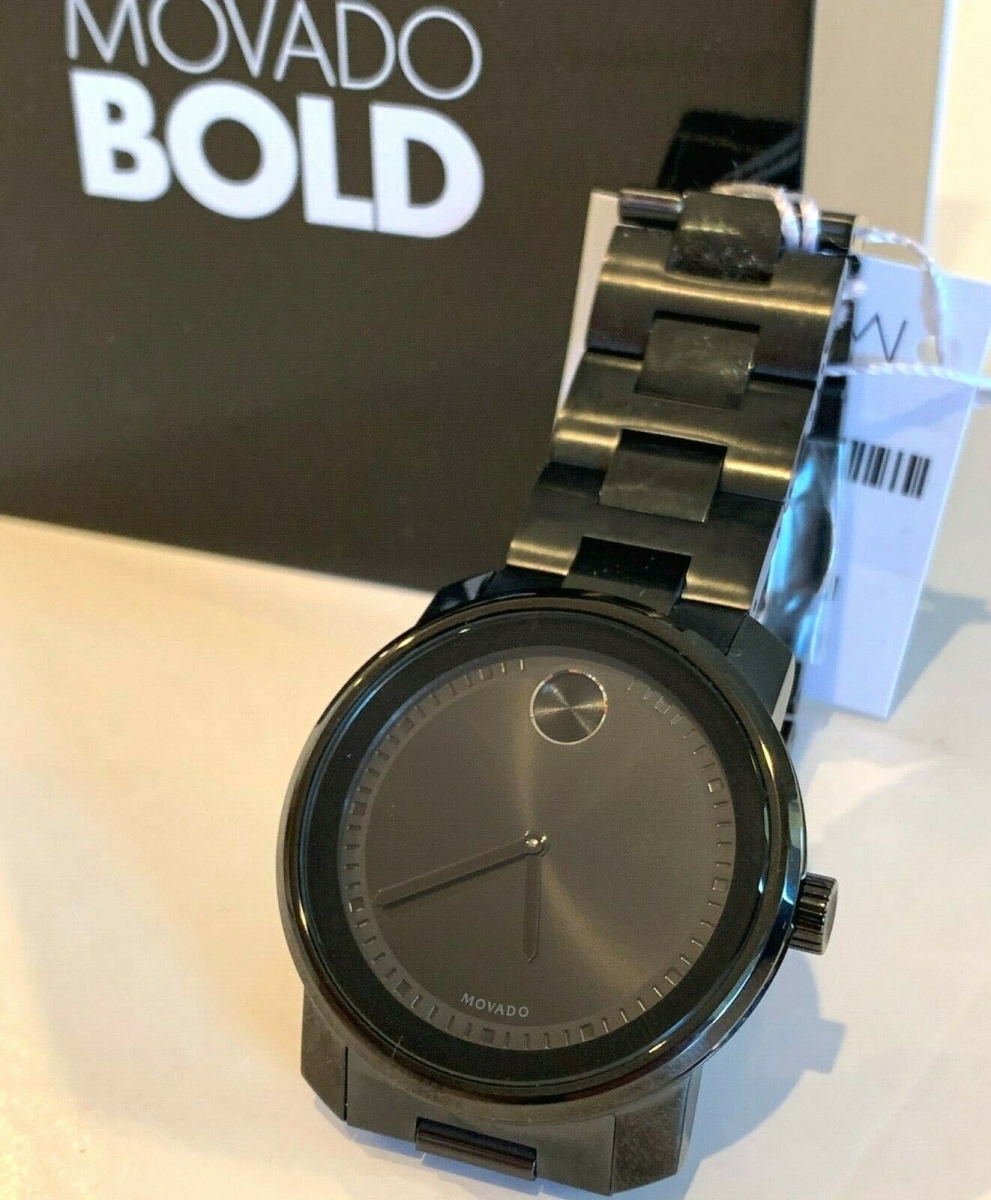 Movado 3600467 Bold Black Watch for Men