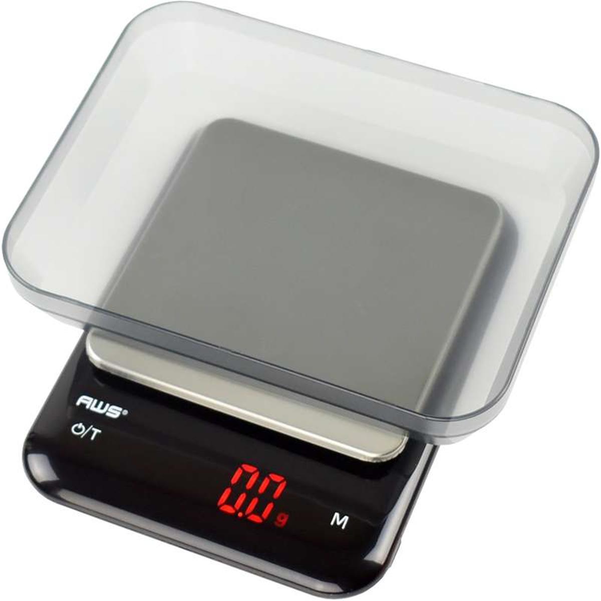 American Weigh KF-5KG Rechargeable Scale with Cover Bowl