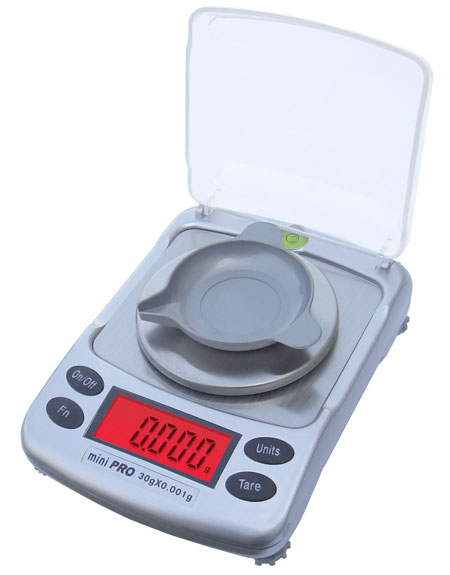American Weigh Scales MINIPRO50 5.2&quot; x 3.7&quot; x 2.3&quot; 50 x 0.001g Compact Precision Balance