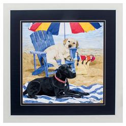 Propac Images 3039 Labs on Beach Wall Art
