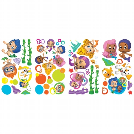 RoomMates RMK2404SCS Bubble Guppies Peel and Stick Wall Decals