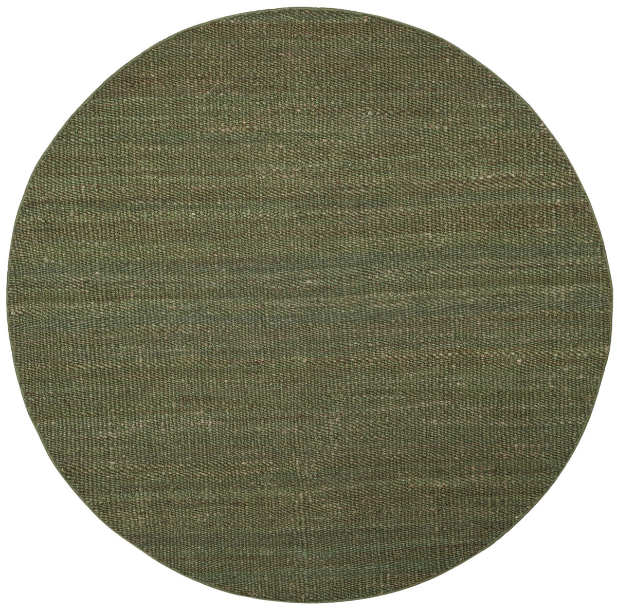 Safavieh NF368G-6R Natural Fiber Hand Woven Round Area Rug, Green - 6 x 6 ft.