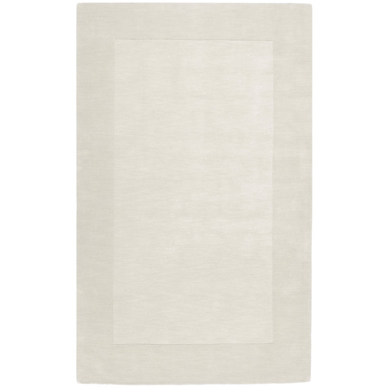 Surya M348-7696 Mystique Rug- 100 Pct Wool- Hand Crafted- White- 76X96