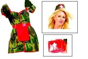 RG Costumes 81562-M Army Flash Costume - Size Adult