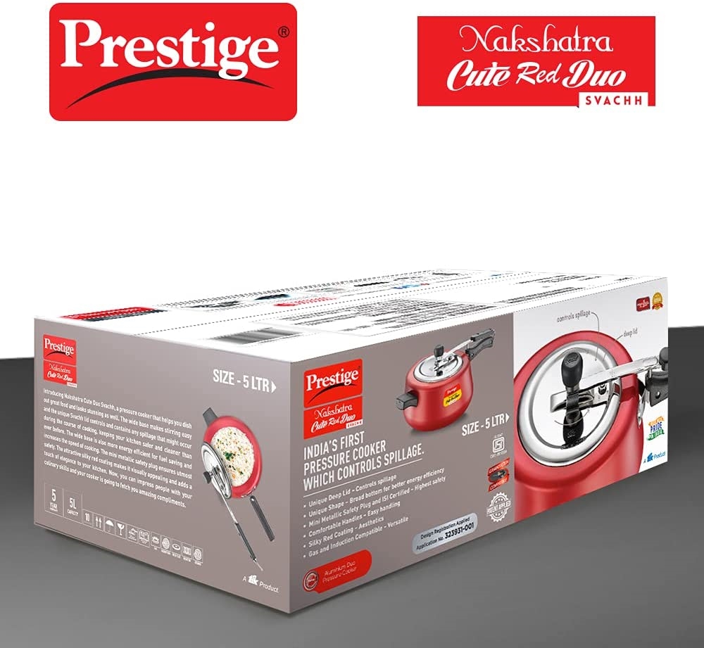 Prestige nakshatra cute 2025 duo 5 ltr