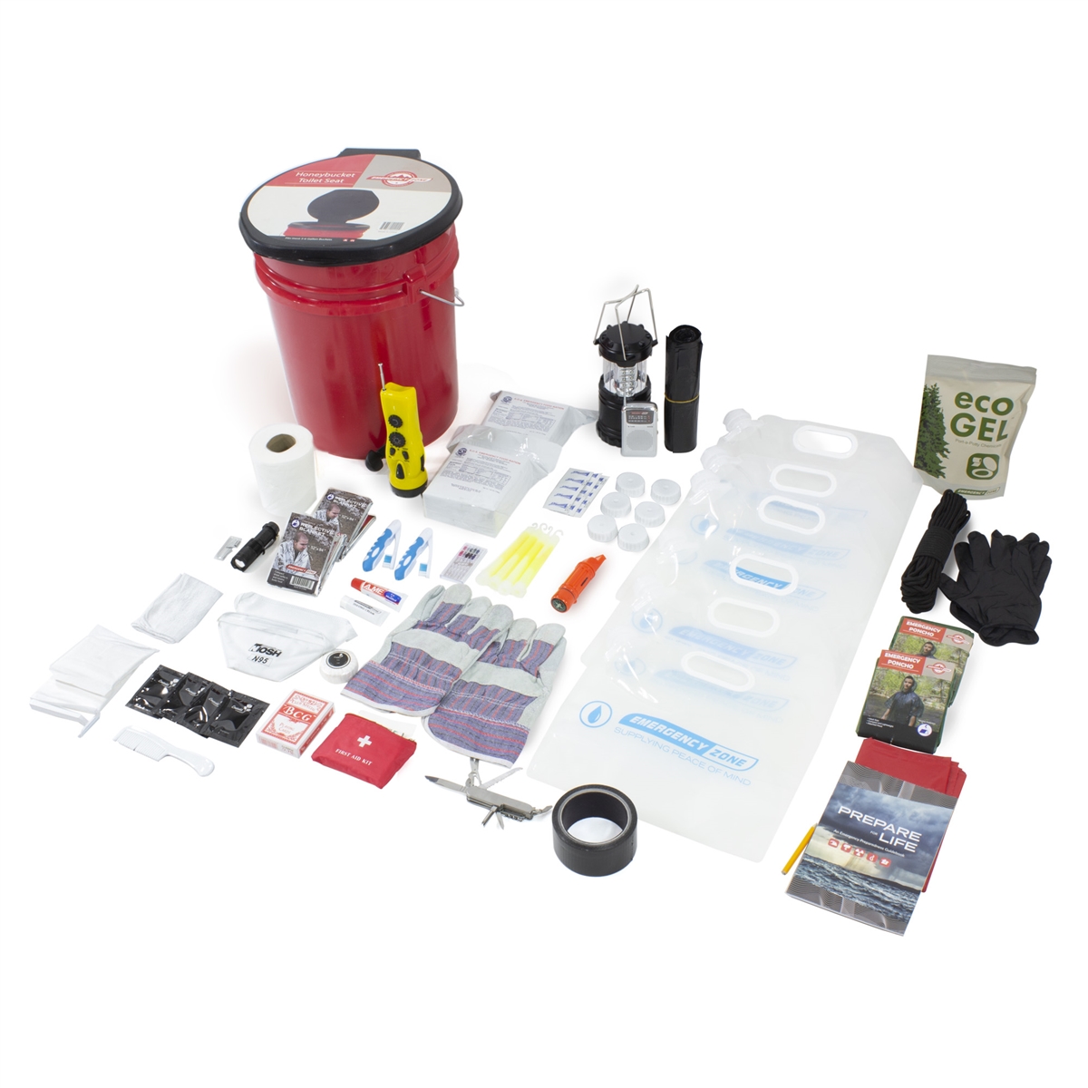 Emergency Zone 869-2 Complete Hurricane Survival Kit - 2 Person