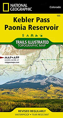 National Geographic 603081 Kebler Pass - Paonia Reservoir No.133