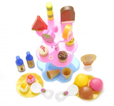 AZ Trading & Import PS611 Sweet, Ice Cream & Desserts Tower Playset