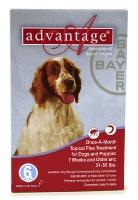 Bayer ADVANTAGE6-RED Advantage 6 Pack Dog 21-55 Lbs. - Red