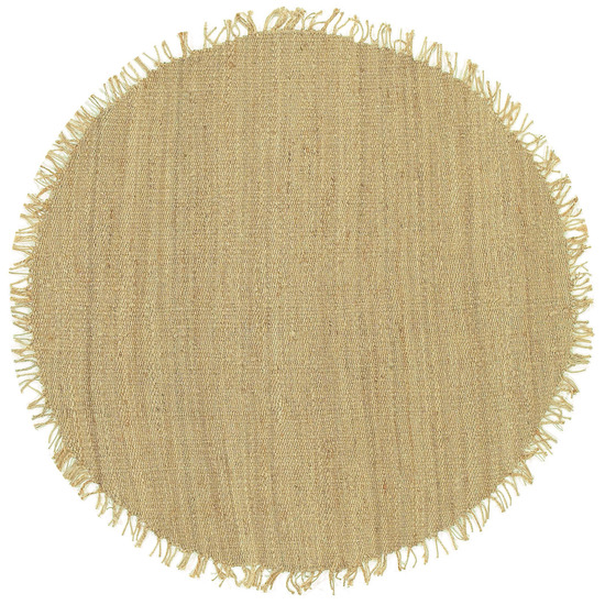 Surya J-6RD Natural Jute Natural Collection Rug - 6 Ft Round