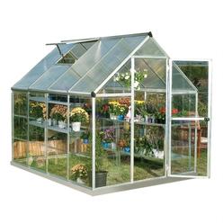 Palram - Canopia HG5508 Hybrid Greenhouse - 6 x 8 ft. - Silver