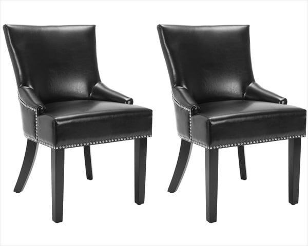 Safavieh MCR4700C-SET2 Gavin Black Side Chair