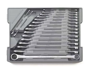 GearWrench 85989 17 pc. XL GearBox Double Box Ratcheting Wrench Set Metric