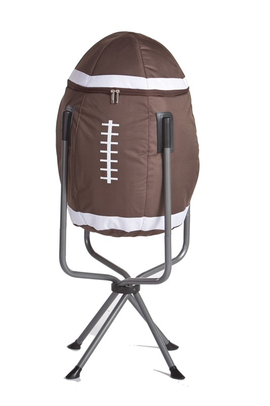 Picnic Plus PSG-252 Large Insulated Football shaped cooler - BROWN