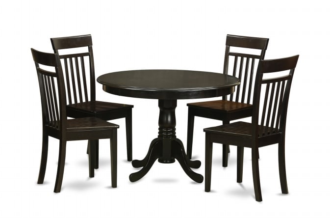 GSI Homestyles 5 Piece Kitchen Nook Dining Set-Breakfast Nook-Table and 4 Dinette Chairs