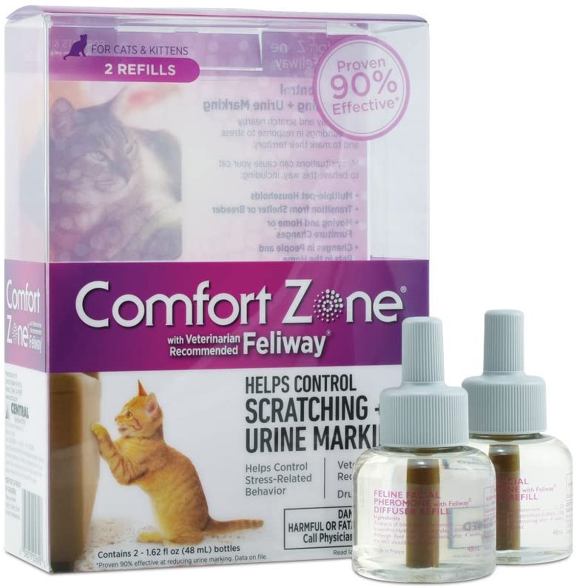 Comfort Zone 039079003537 48 ml Calming Diffuser Refill for 30 Day Use