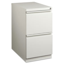 Lorell LLR49525 Mobile Pedestal File- for F-Full Ext-15 in. x 19.88 in. x 27.75 in.-Lt GY