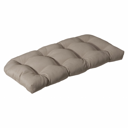 Pillow Perfect Inc . 386232 Solar Linen Wicker Loveseat Cushion
