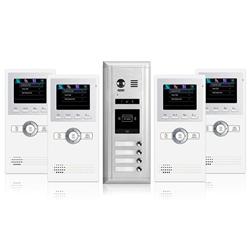 2Easy 1363-N Intercom Entry System DK1641 4 Apartment Audio & Video Kit