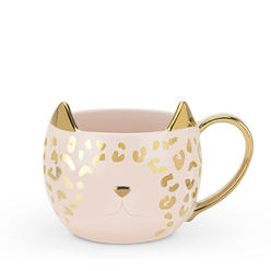 Pinky Up (Accessories) ChloeÃ¢â??Â¢ Pink Leopard Cat Mug by Pinky UpÃ?Â®