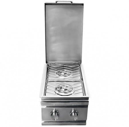 RCS Gas Grills RCS Stainless Double Side Burner- Slide-In - Propane