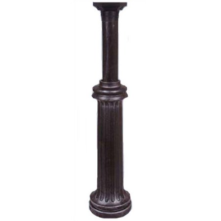 Special Lite Products SPK-590-ORB Bradford Wrap Around Base Kit & Direct Burial Mailbox Post, Oil Rubbed Bronze