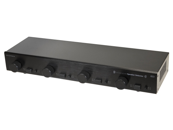 Monoprice 8232 4-Channel A & B Speaker Selector With Volume Control