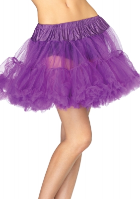 Leg Avenue 198981 Purple Layered Tulle Petticoat- Adult