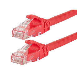 Monoprice 9830 Monoprice Patch Cord,Cat 6,Flexboot,Red,2.0 ft. 9830