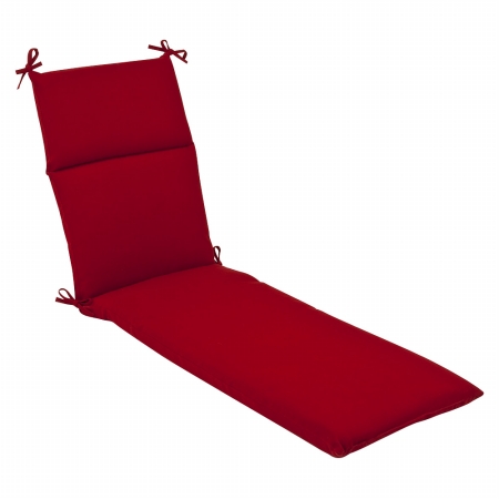 Pillow Perfect Inc . 355580 Pompeii Red Chaise Lounge Cushion