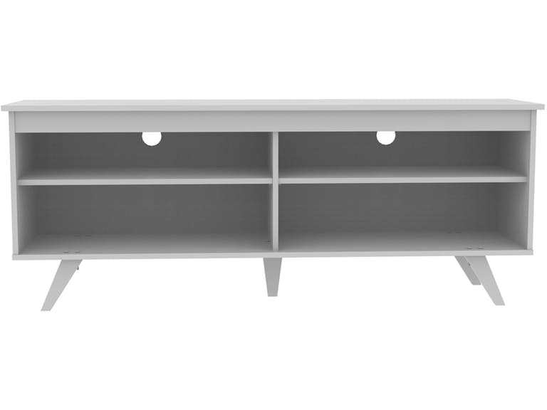 Walker Edison W58SCCWH 58 in. Wood Simple Contemporary Console - White