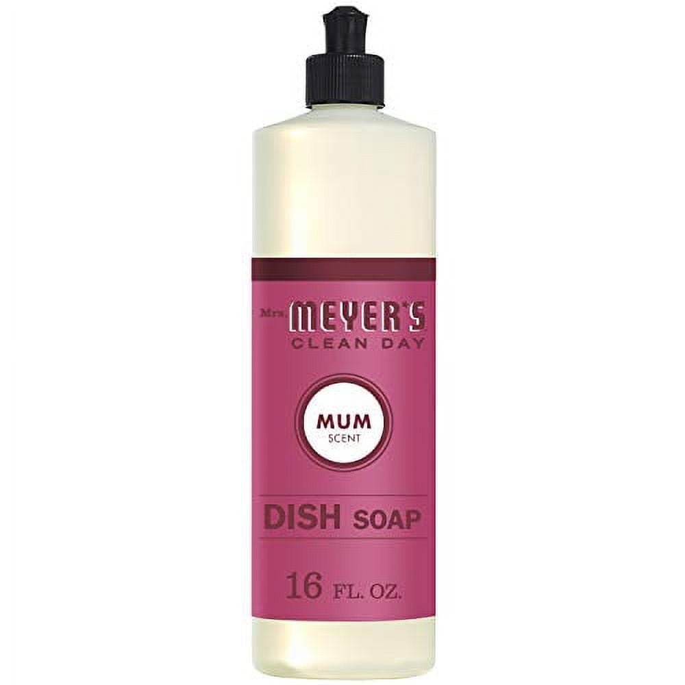Mrs. Meyers Clean Day 9606112 Clean Day Mum Scent Liquid Dish Soap, 16 oz - Case of 6