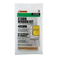 Frost King 5004632 Clear Outdoor Storm Window Kit, 36 x 72 in.