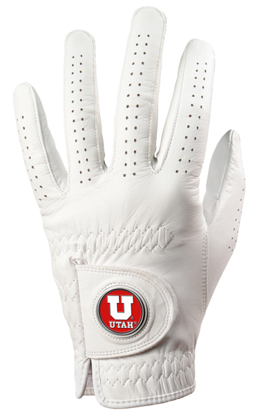 LinksWalker LW-CO3-UTU-GLOVE-M Utah Utes-Golf Glove - Medium