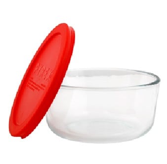 PYREX ROUND W/LID 7CUP by PYREX MfrPartNo 1075429