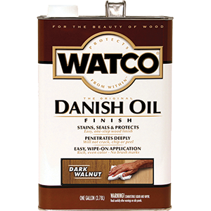 Watco 65831 1 Gallon - Dark Walnut Danish Oil - Pack of 2