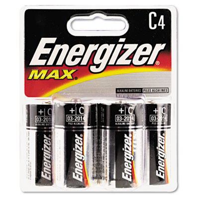 Eveready E93BP4 Alkaline Batteries  C  4 Pack