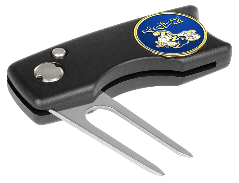 LinksWalker LW-CO3-NAA-SBTOOL Naval Academy Midshipmen-Spring Action Divot Tool