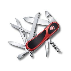 Swiss Arms Swiss Army Brands VIC-2.3913.SCUS2 2019 Victorinox Evolution Grip S17 Pocket Knife&#44; Red & Black - 85 mm