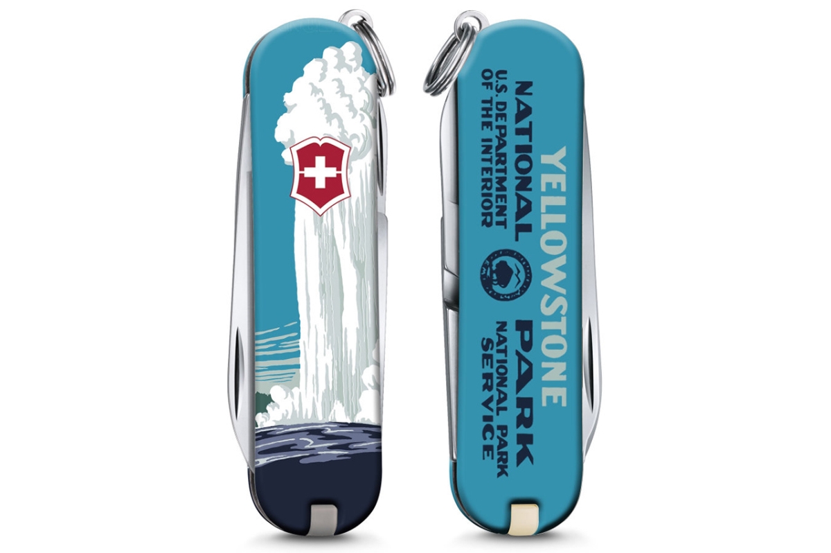 Swiss Arms Swiss Army Brands VIC-55485 2019N Victorinox Yellowstone Ranger of the Lost Art National Park Designs Pocket Knife