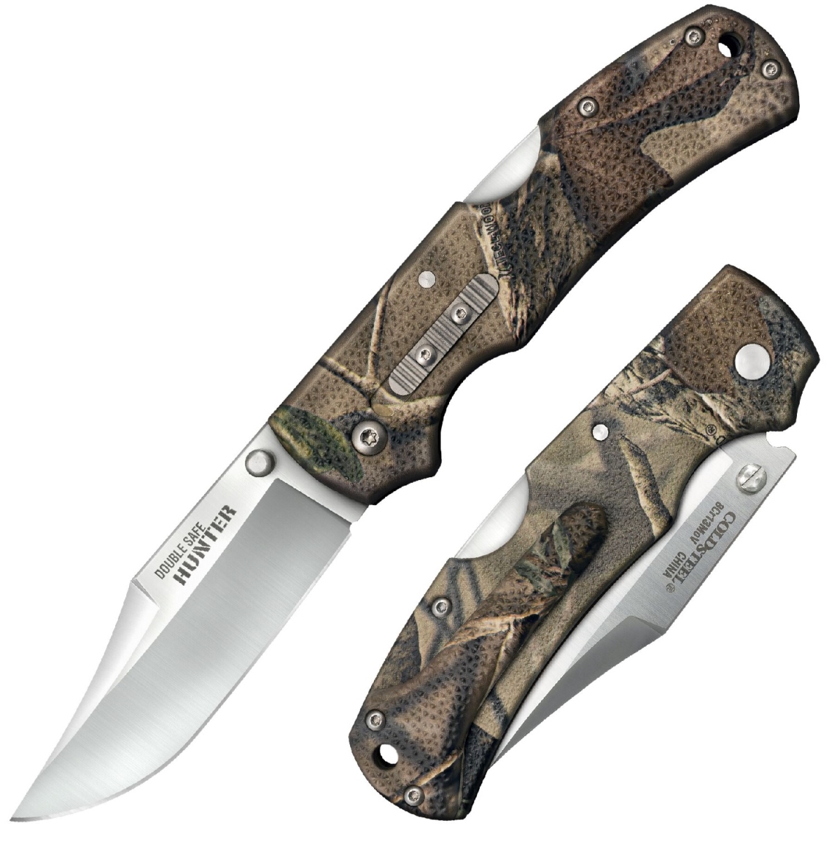 Cold Steel 4019620 3.5 in. Double Safe Hunter Folder Blade with GFN Handle