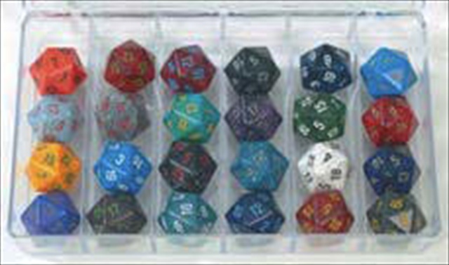 Chessex Manufacturing 29956 Speckled 34 mm D20 Dice Sampler
