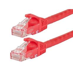 Monoprice 9822 Monoprice Patch Cord,Cat 6,Flexboot,Red,7.0 ft.  9822