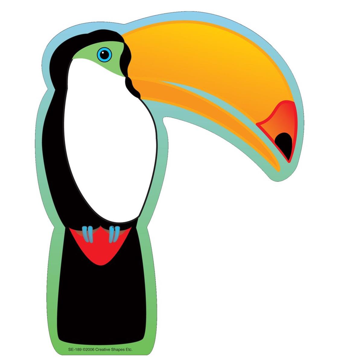 Creative Shapes Etc. LLC SE-0189 9 x 6 in. Large Notepad, Toucan - 50 Sheets per Pack