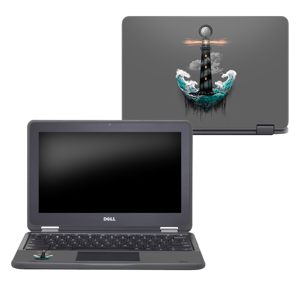 MightySkins DECHR3189-Wave Anchor Skin for Dell Chromebook 11 in. 3189 - Wave Anchor